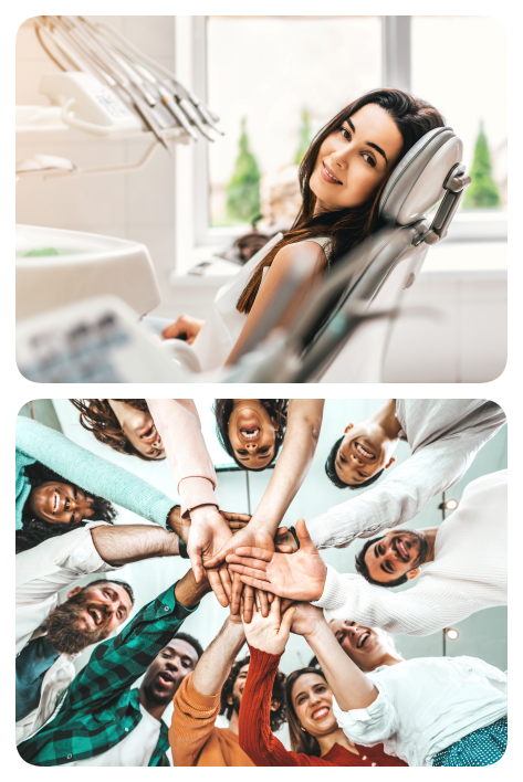 There's a collective air of happiness due to fresh smiles from Glenn Smile Center's teeth cleaning service.