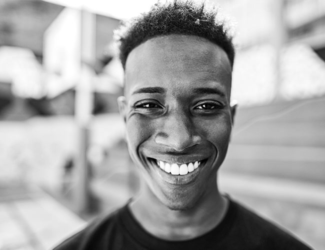 A man's approving smile substantiates the dental proficiency at Glenn Smile Center.