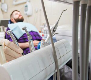 Patient finishing a Glenn Smile center Dental Treatment.